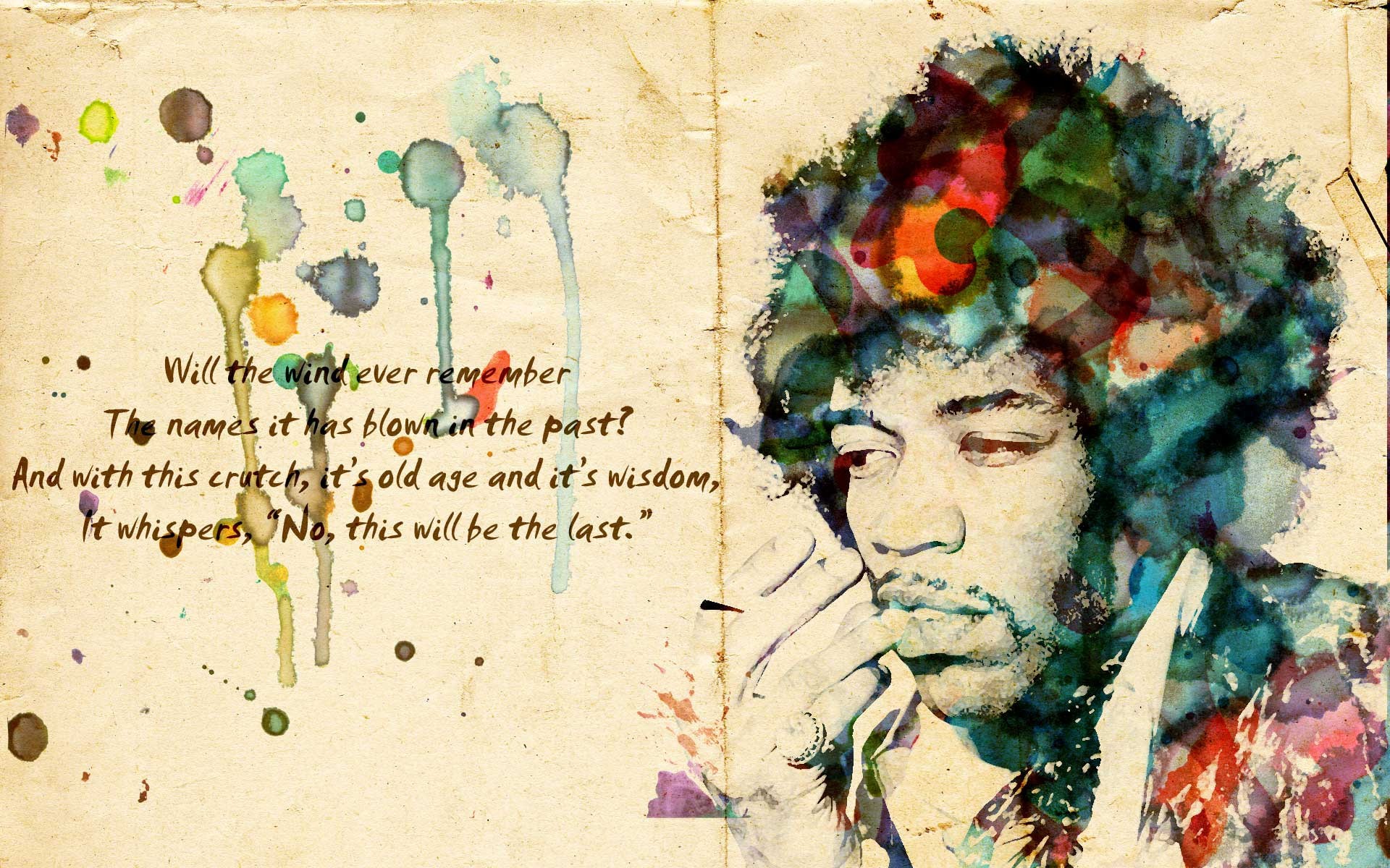 Daily Wallpaper Jimi Hendrix I Like To Waste My Time