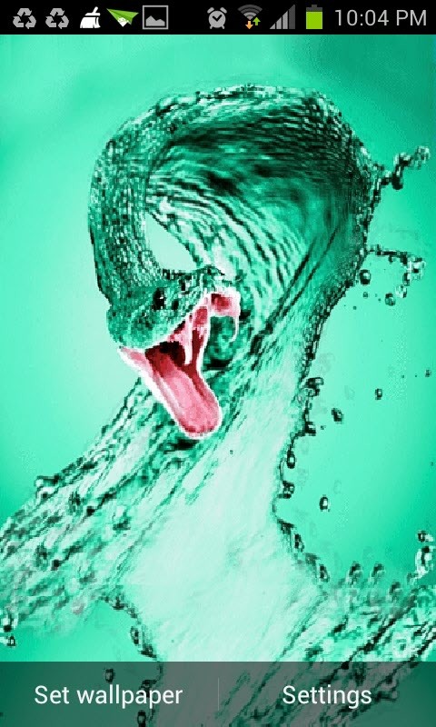 Water Snake Live Wallpaper Android