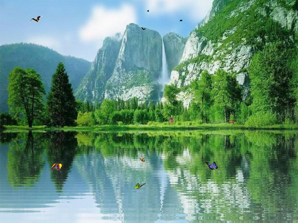 Desktop Waterfall Wallpaper Free Download Nature Beauty new