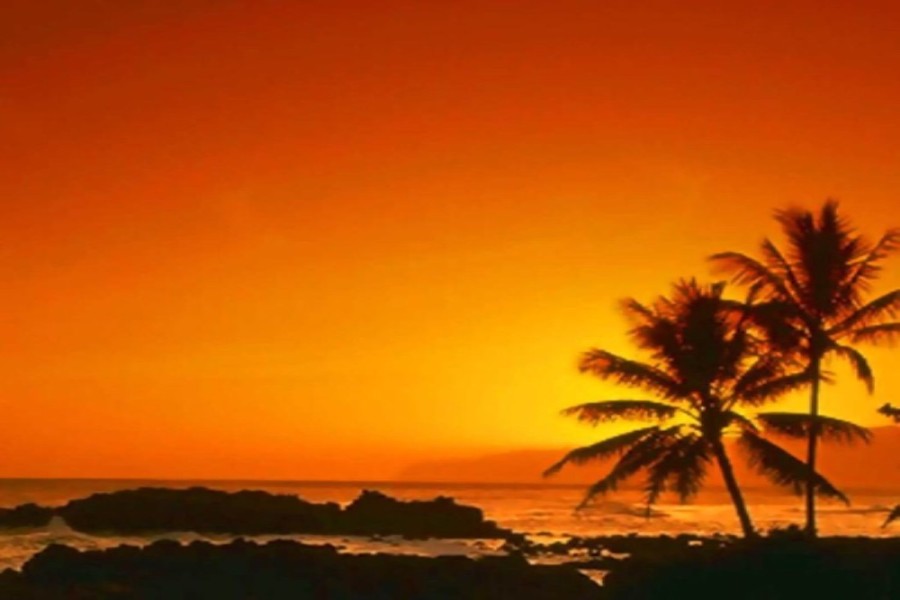 Island Sunset Pictures Tropical