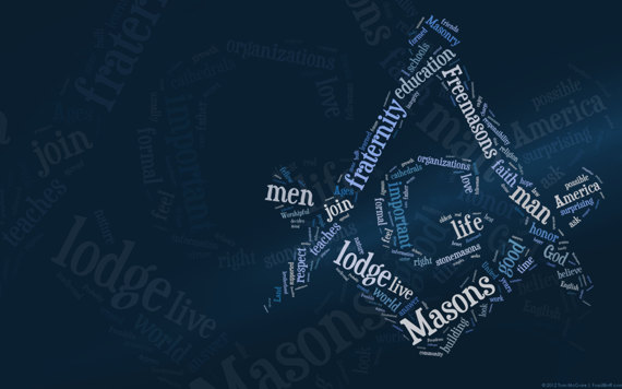 Masonic Mason Typography Wallpaper