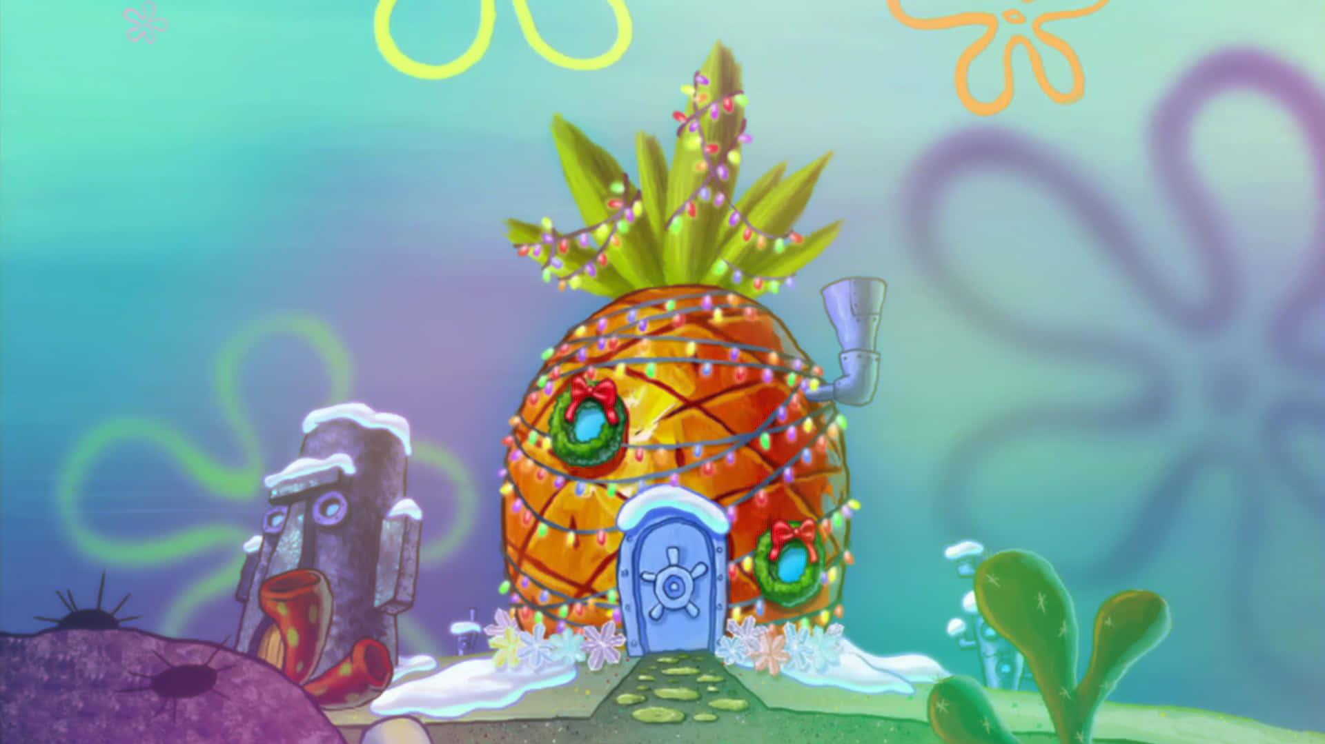 Take A Look Inside Spongebob S Pineapple Home Wallpaper