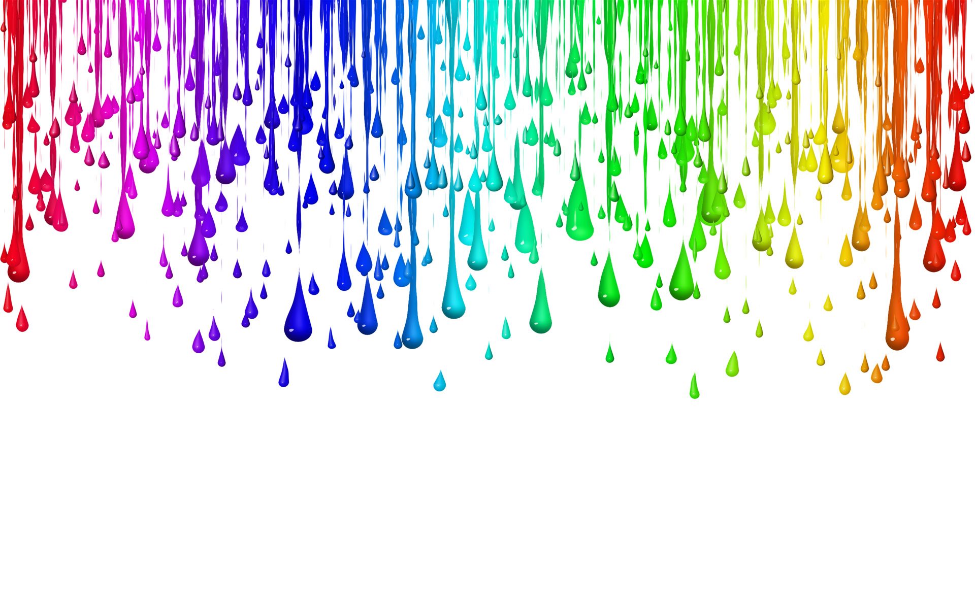 Colorful Drops Wallpaper