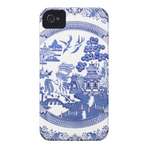 Blue Willow Pattern iPhone Cover