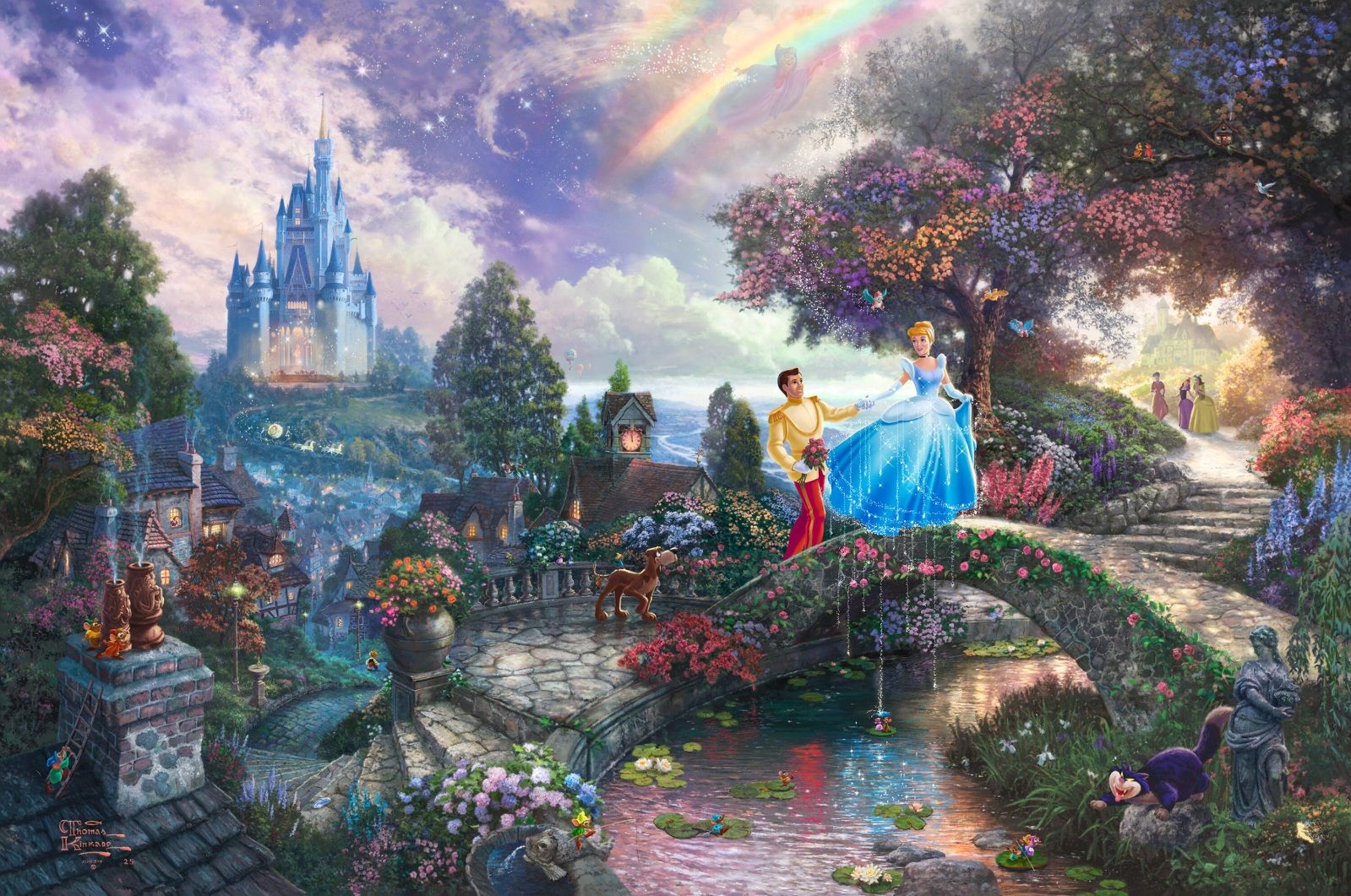 Disney Captured In Magical Paintings Kids Thomas Kinkade