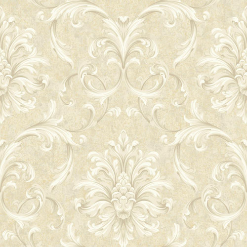  Grey Taupe White and Peach Wallpaper   Traditional   Wallpaper   by
