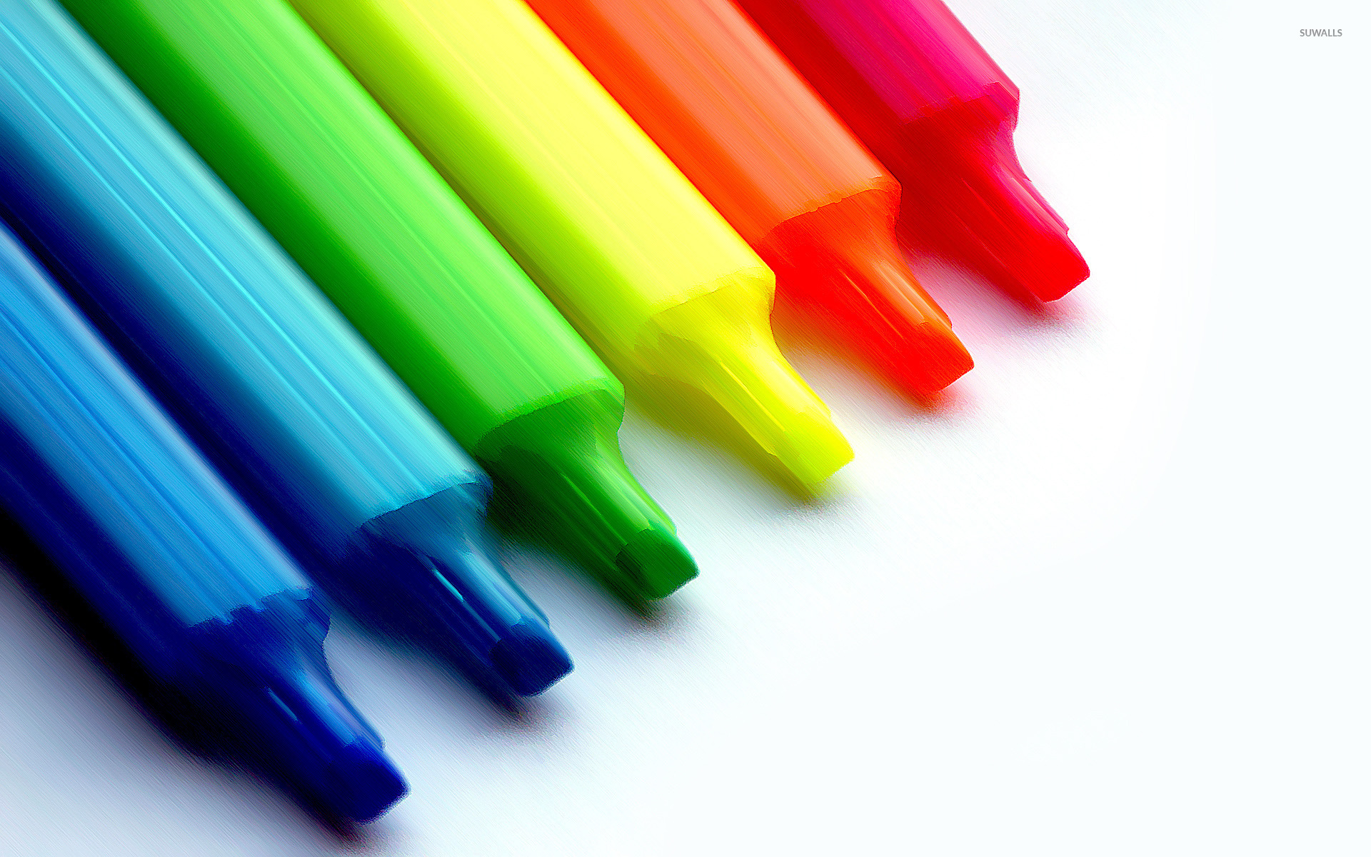 Colorful Crayons Wallpaper Photography