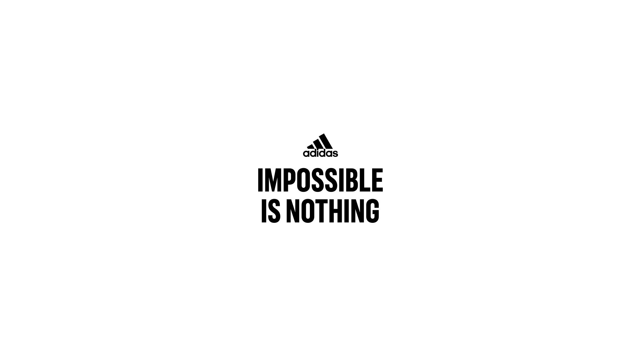 Adidas Impossible is Nothing Adidas Impossible Nothing 1920x1200   Desktop  Mobile Wallpaper