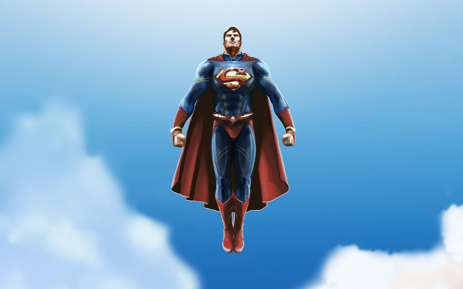 Superman Cartoon Wallpaper Mobile ImageBankbiz