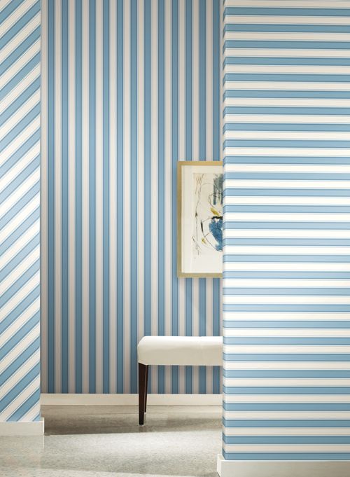 Ashford Stripes York Wallcoverings Wallpaper Yorkwallcoverings