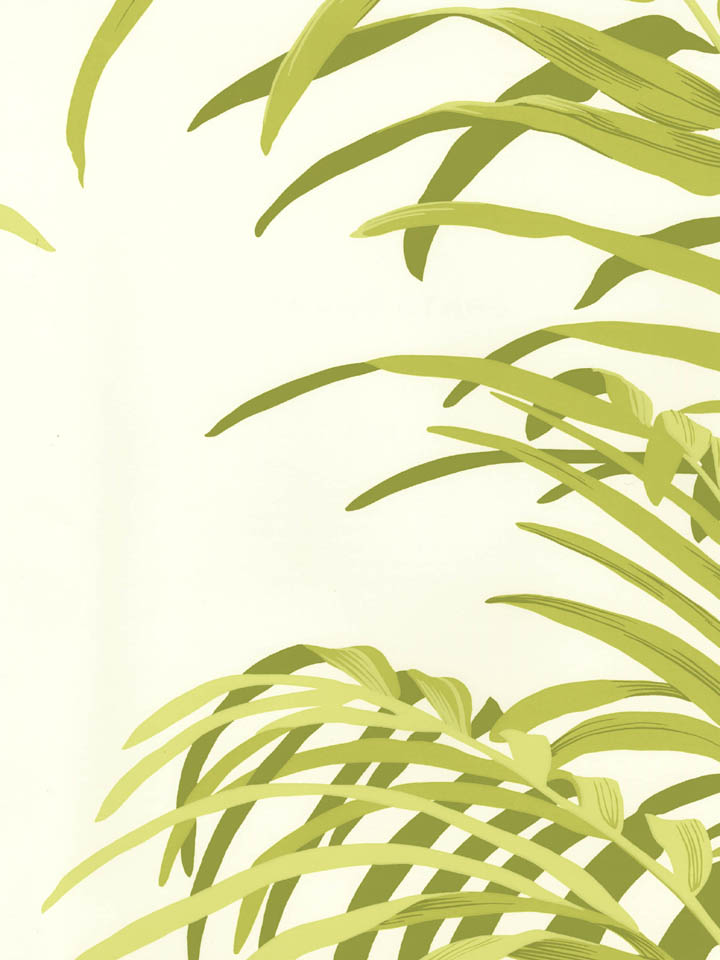 Inspired by the Beverly Hills Hotel Palm Leaf Wallpaper Style Scout 720x960