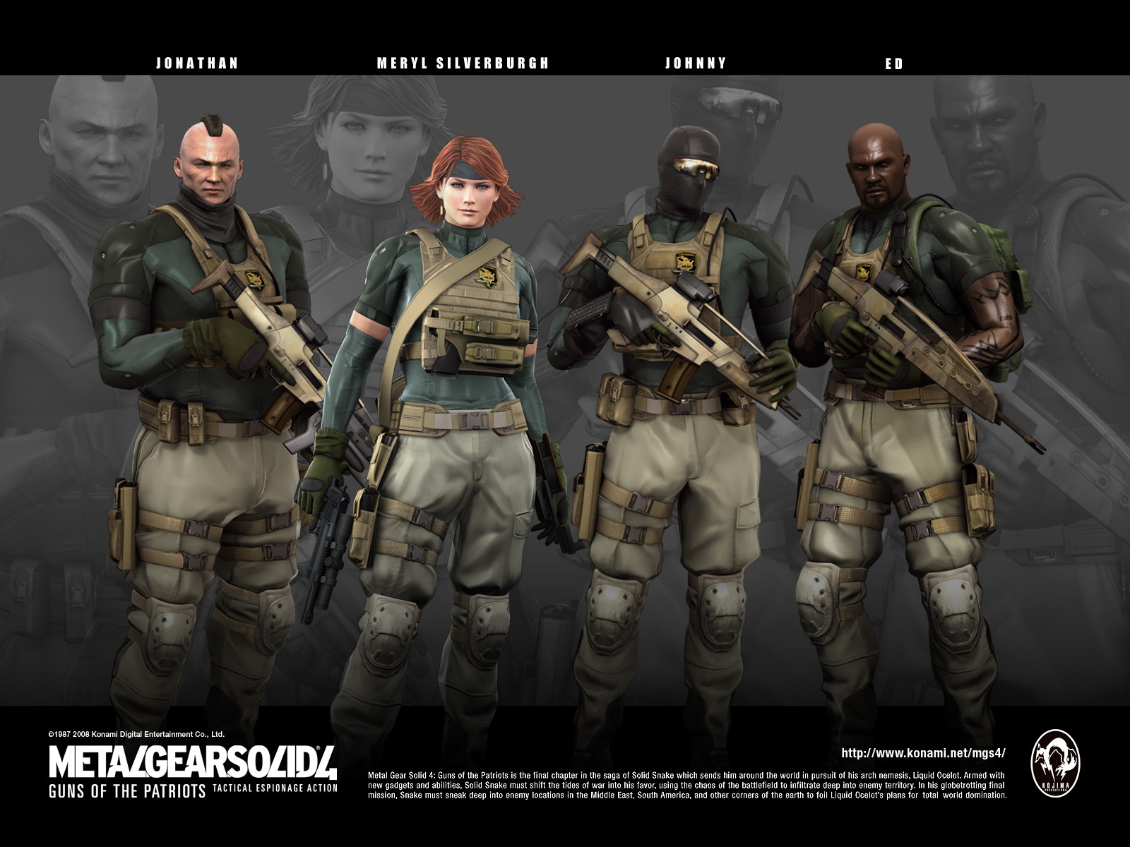 de pantalla de Metal Gear Solid 4 Wallpapers de Metal Gear Solid