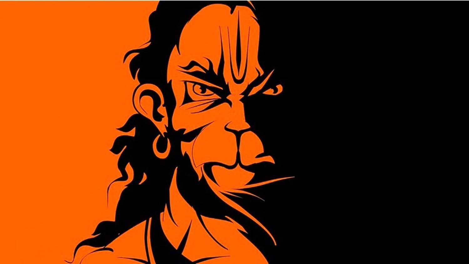 Angry Hanuman Wallpaper