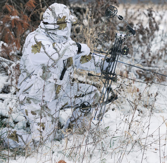 Snow Hunting Camo Background Winter