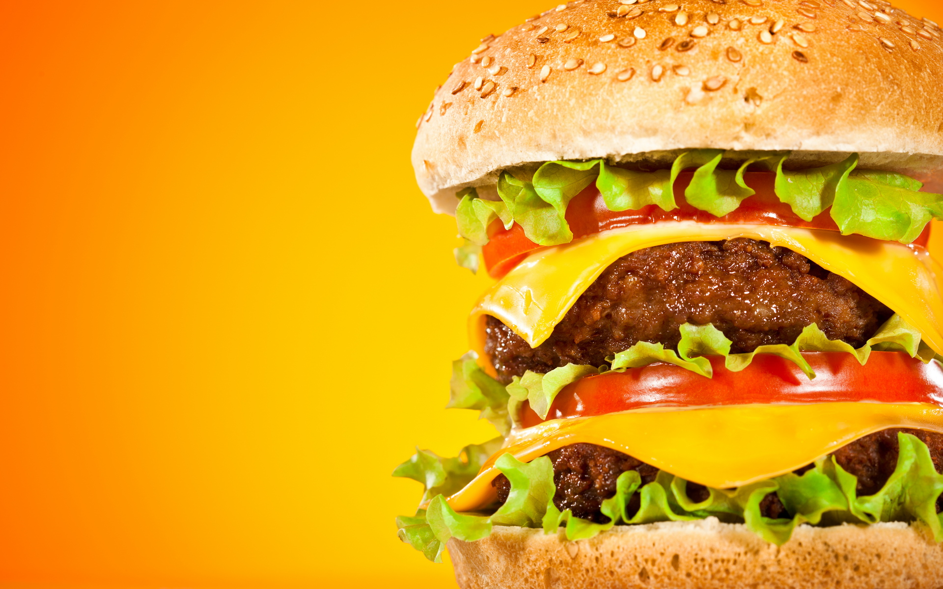 Wallpaper Big Hamburger Meal 3d For Desktop Pictures