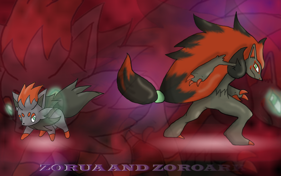 Zorua And Zoroark Wallpaper By Ceruleanoasis