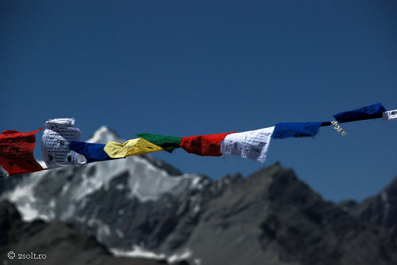 Tibetan Buddhist Wallpaper Prayer Flags Over