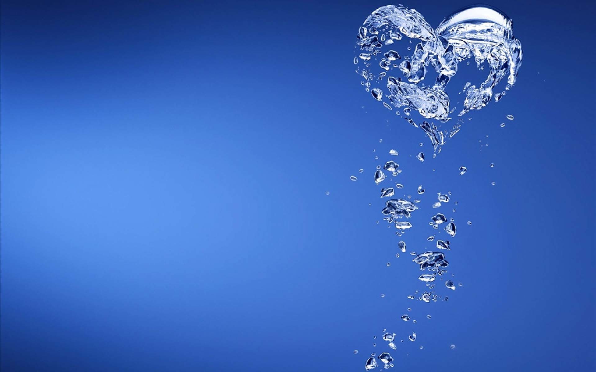 Water Droplets Background Wallpaper