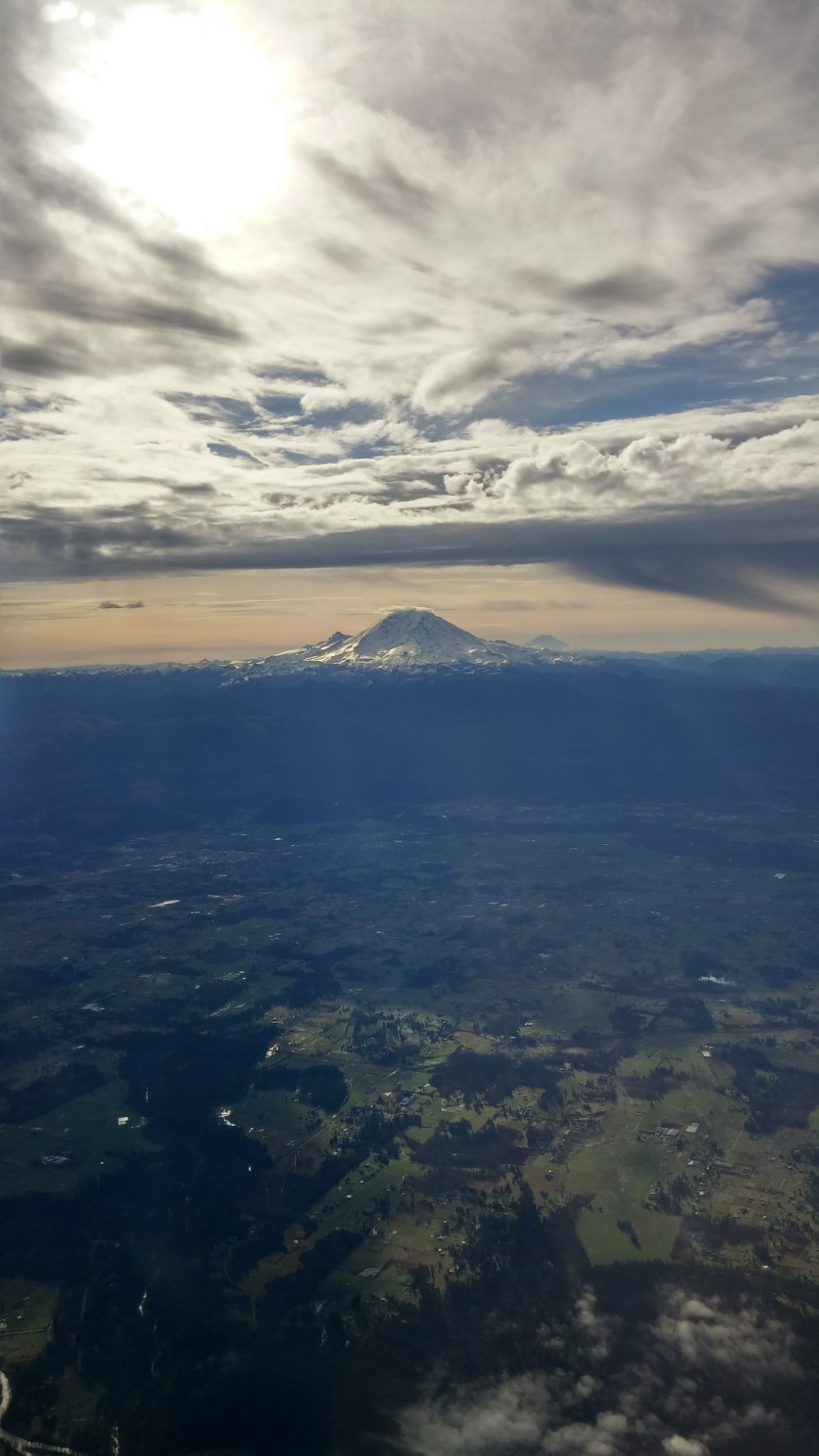 The Pacific Northwest Cell Phone From A Plane I Use It As