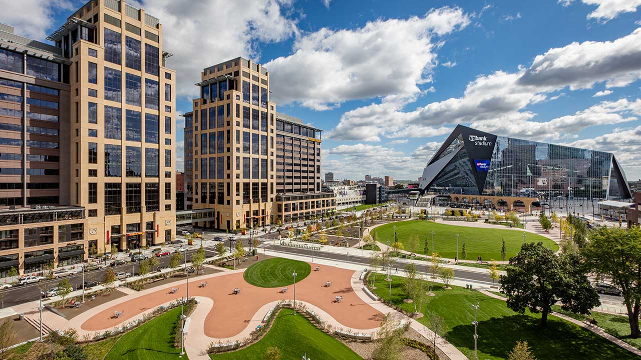 Hargreaves Associates Minneapolis Downtown East Mons Background