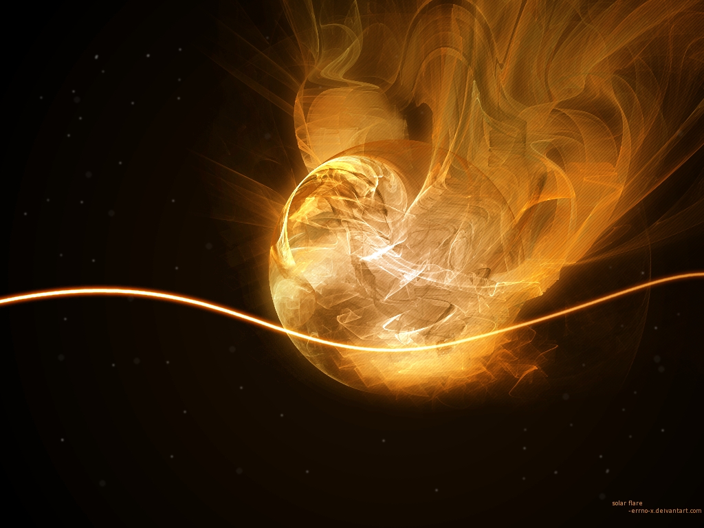 Solar Flare Wallpaper By
