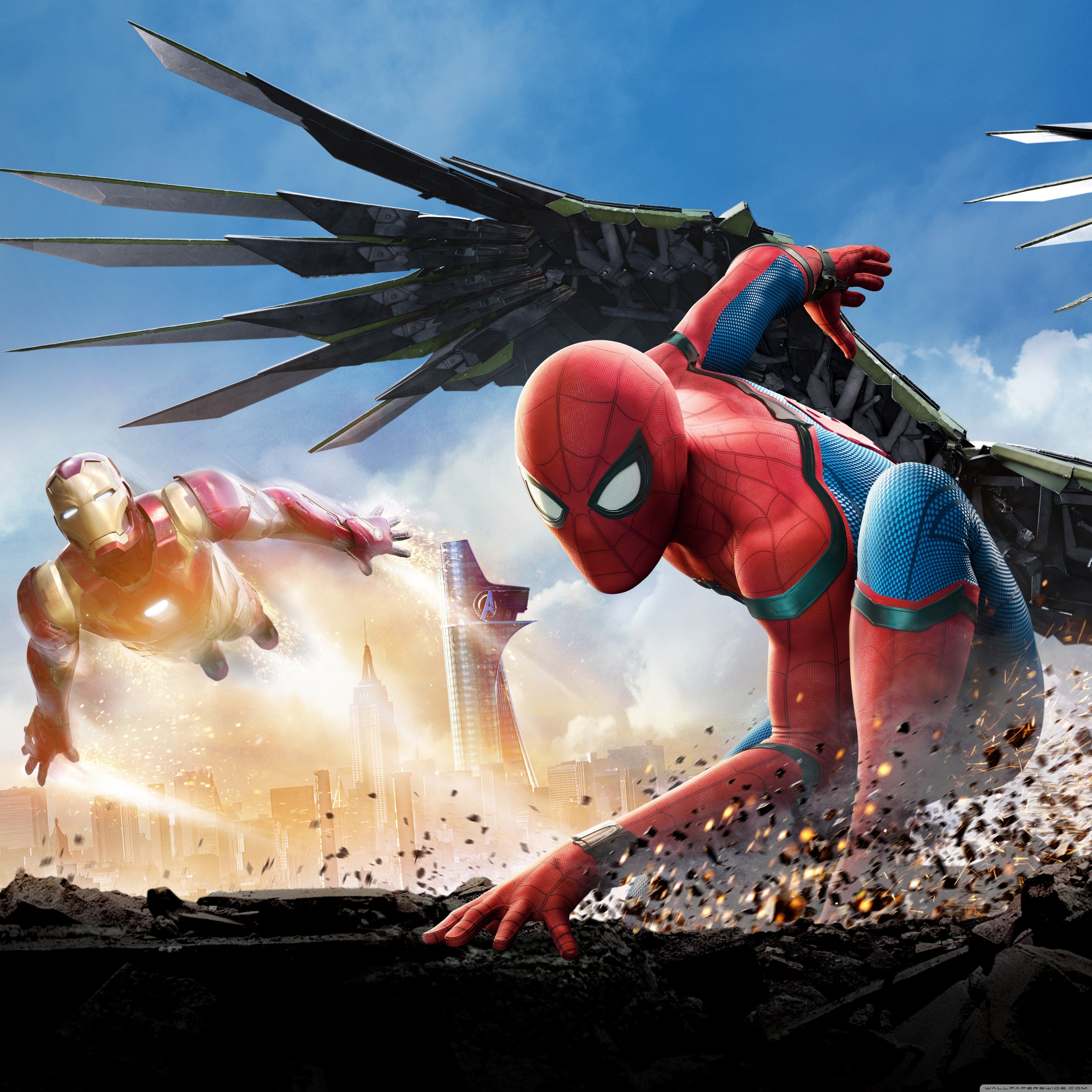 iPad Spider Man Homeing 4k HD Wallpaper Background