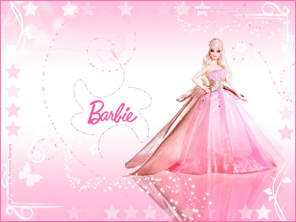 74 Barbie Pink Background On Wallpapersafari