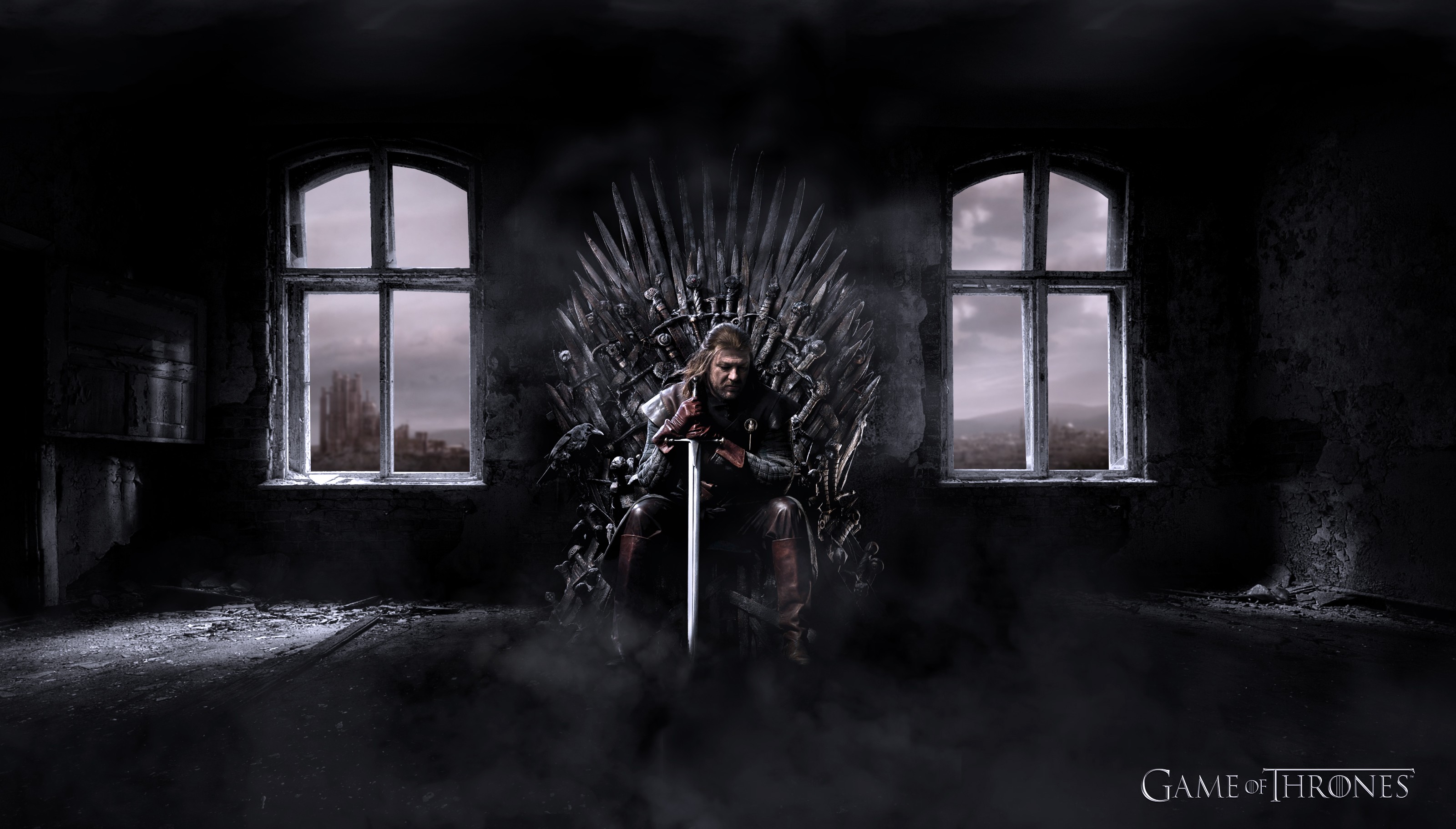 Game Of Thrones Ned Stark Iron Throne Wallpaper HD Desktop