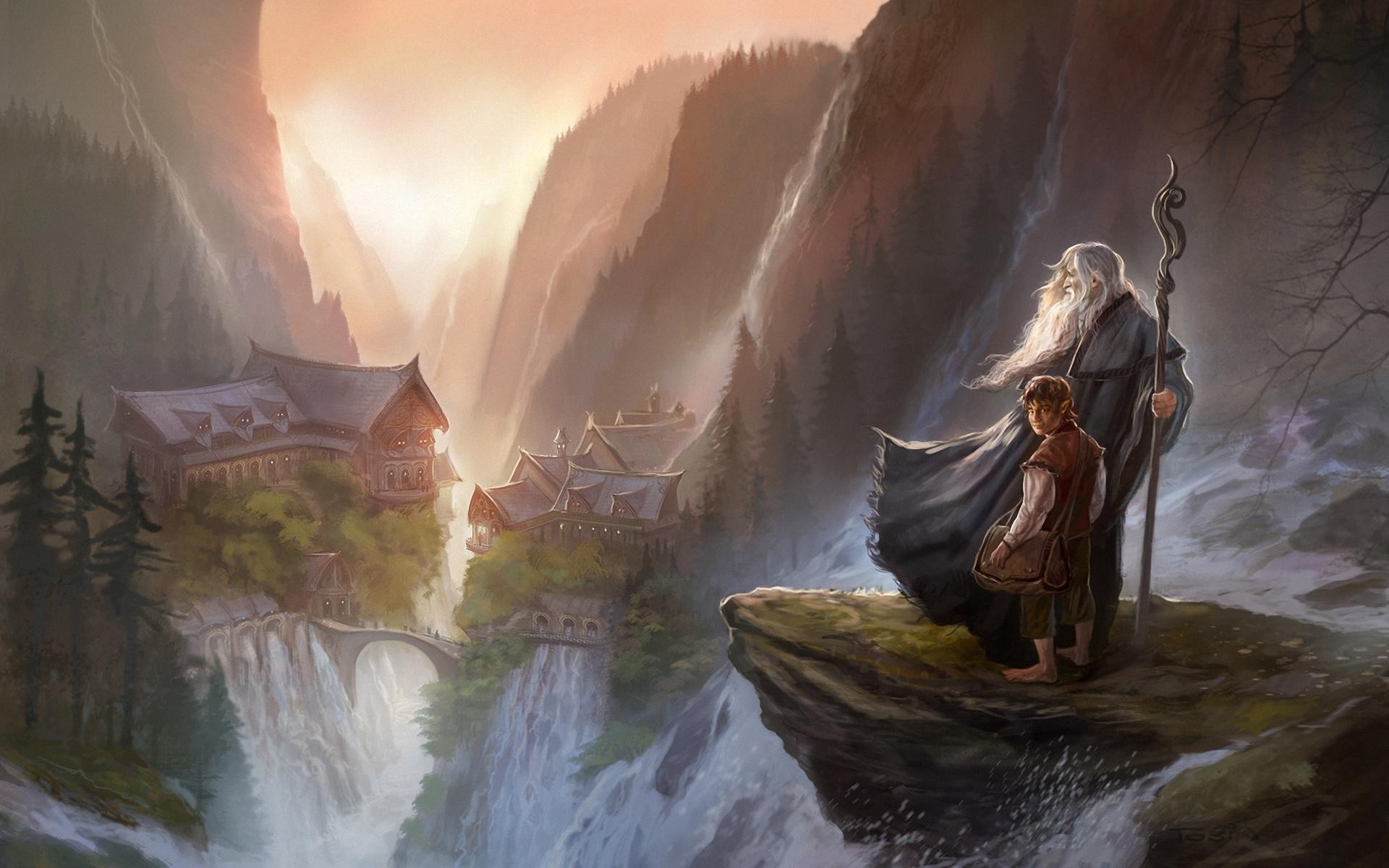 The Hobbit Image Bilbo Baggins In Rivendell Wallpaper And