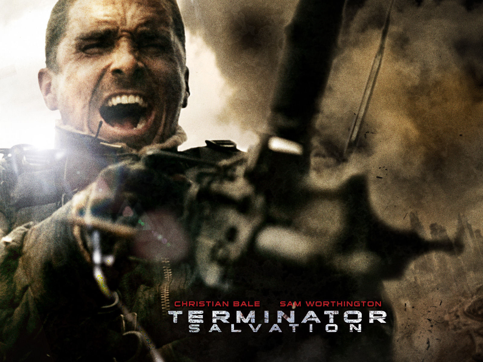 Terminator Salvation Christian Bale Wallpaper
