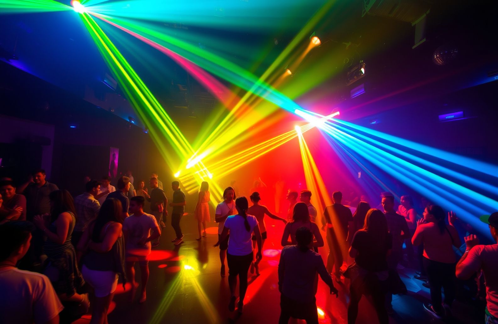 Rave Dance Club Wallpaper Modern DJ Background Bar Decoration