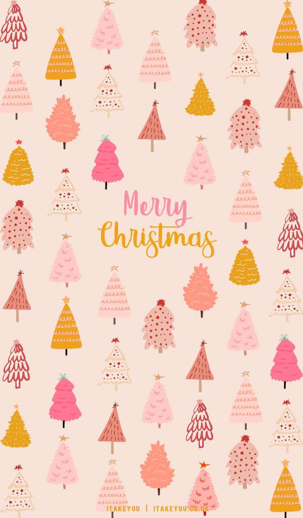  Preppy Christmas Wallpaper Ideas Pink Yellow Christmas