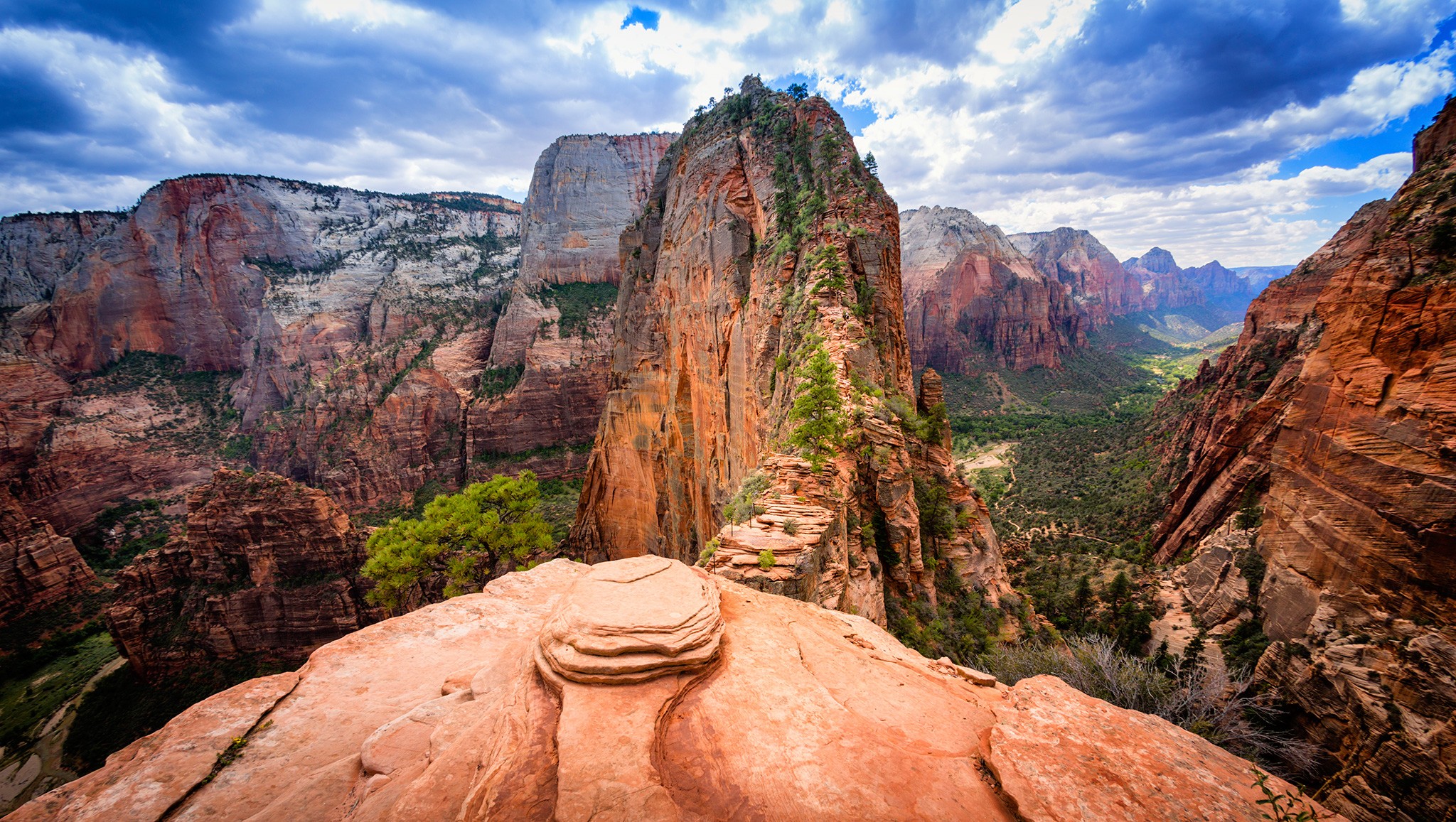 Zion National Park In Utah HD Wallpaper Background Image