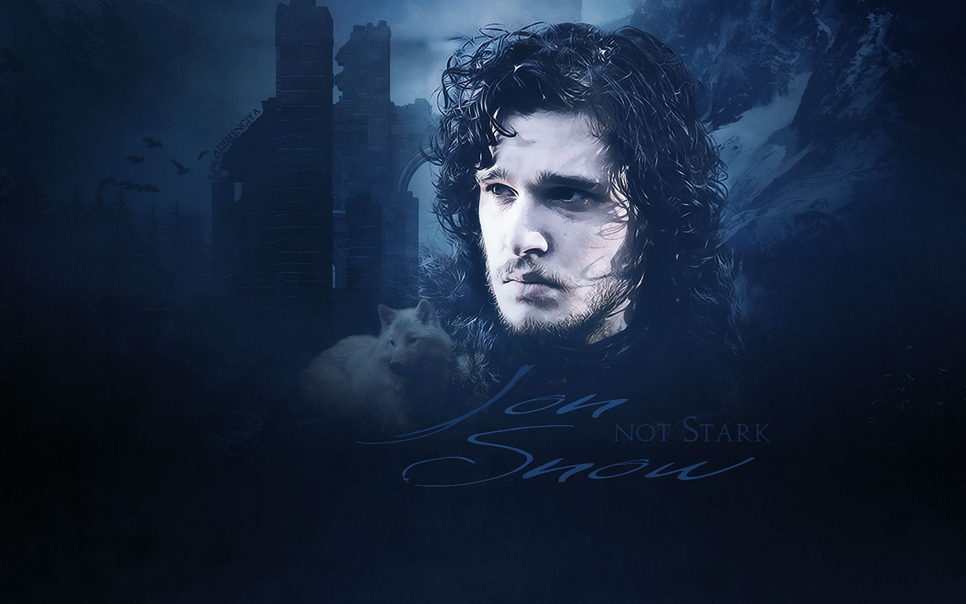 Jon Snow   Game of Thrones Wallpaper 28361370 1400x875