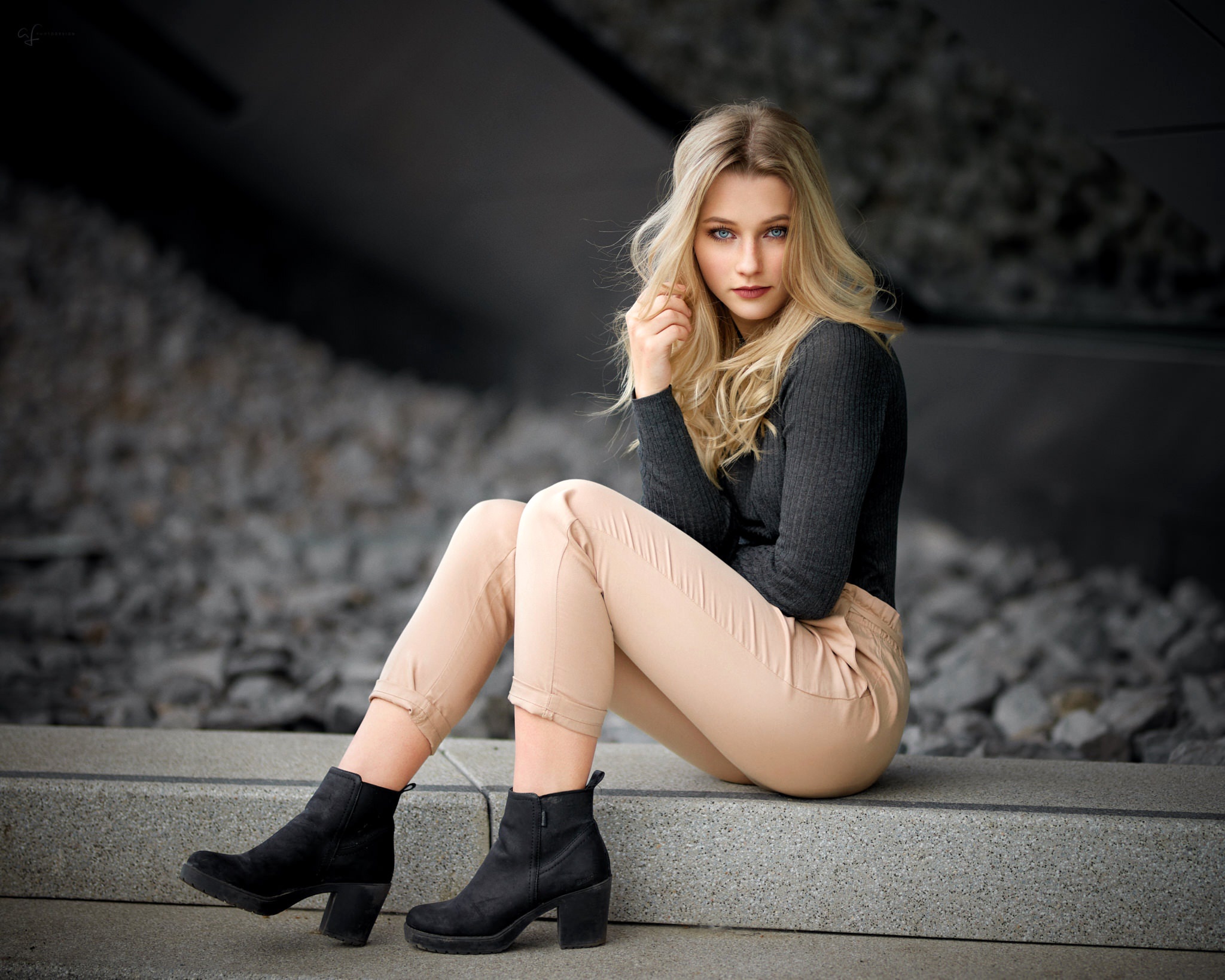 Model HD Blonde Wallpaper