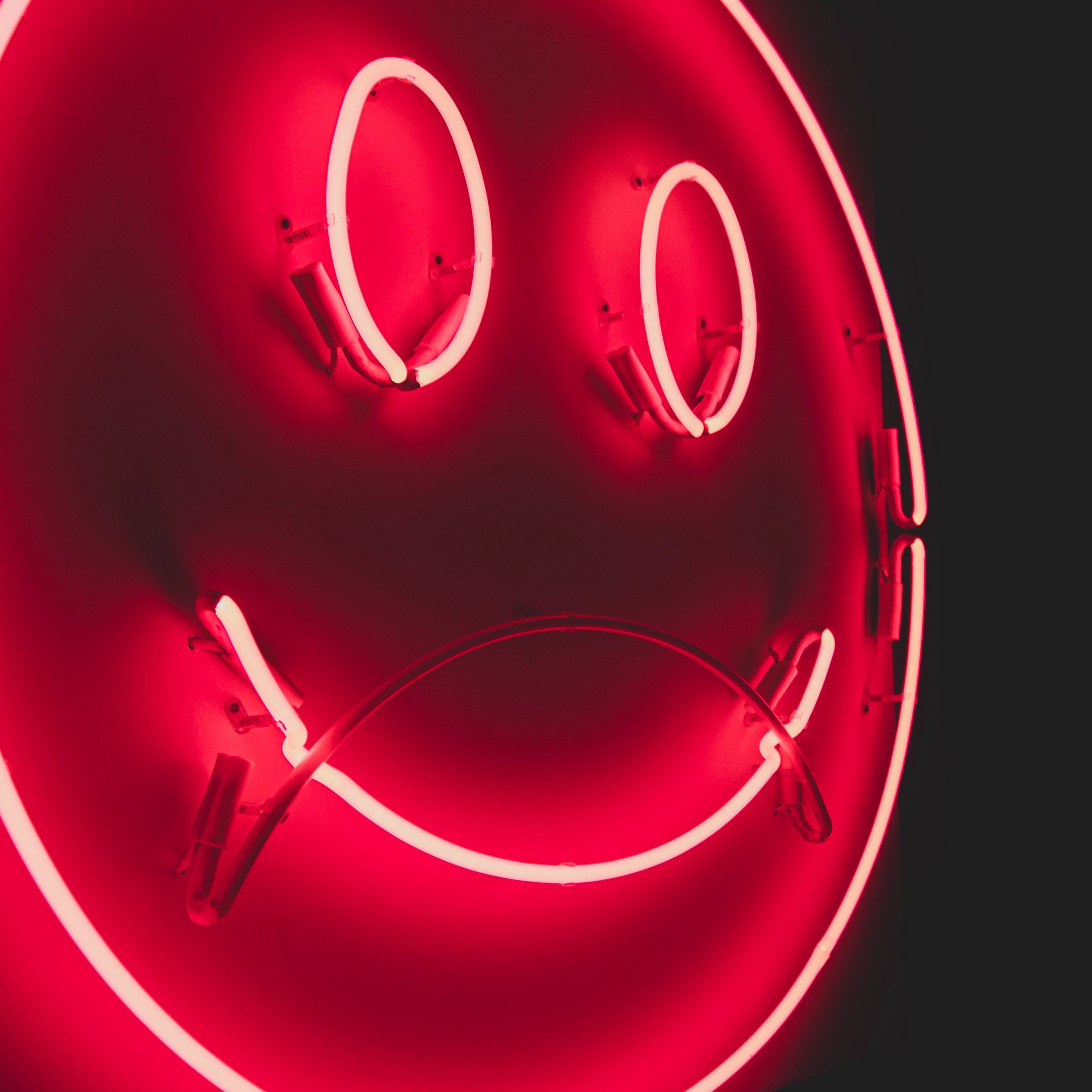 Neon Red Aesthetic Wallpaper