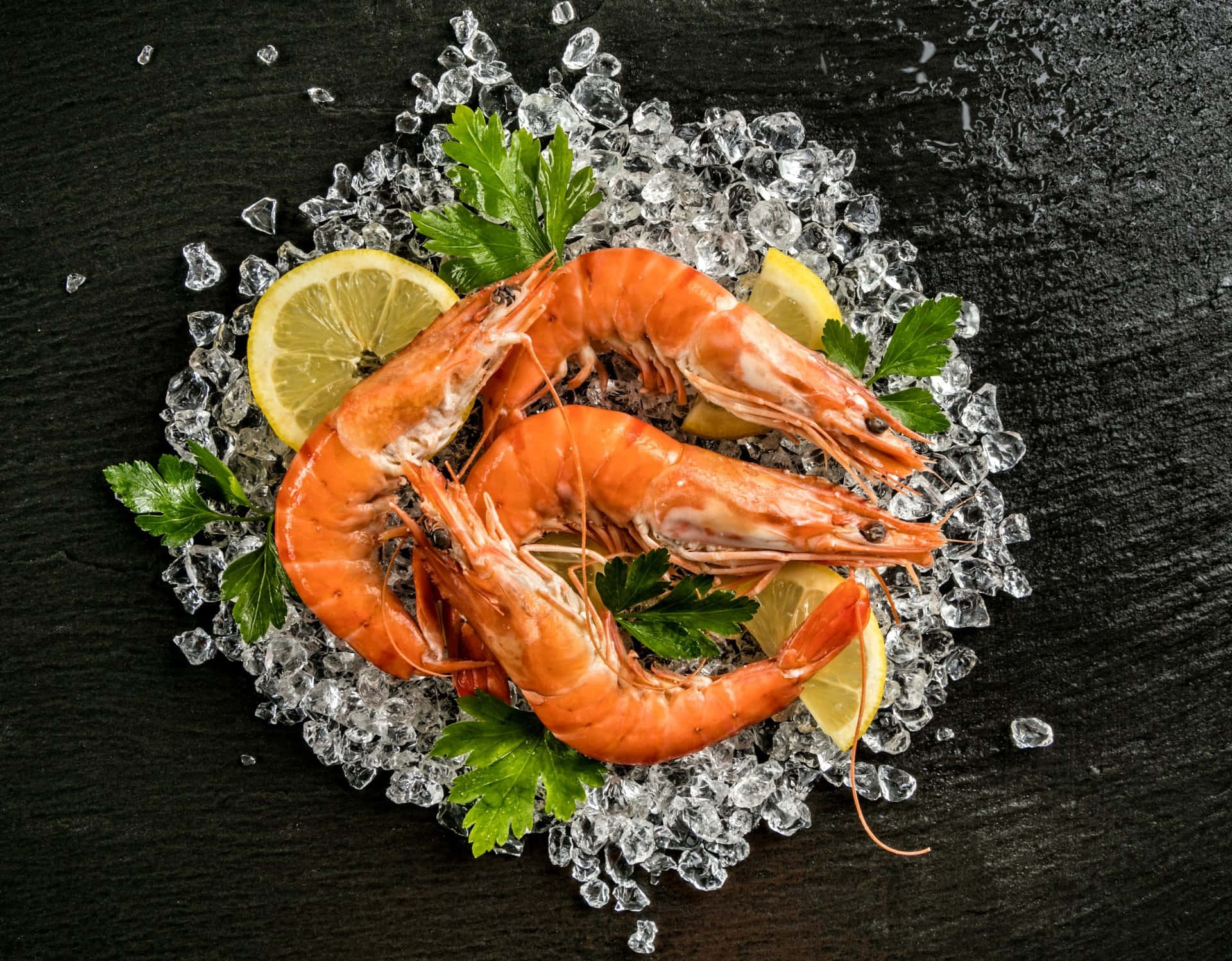 A Delicious Platter Of Seafood Delights Wallpaper