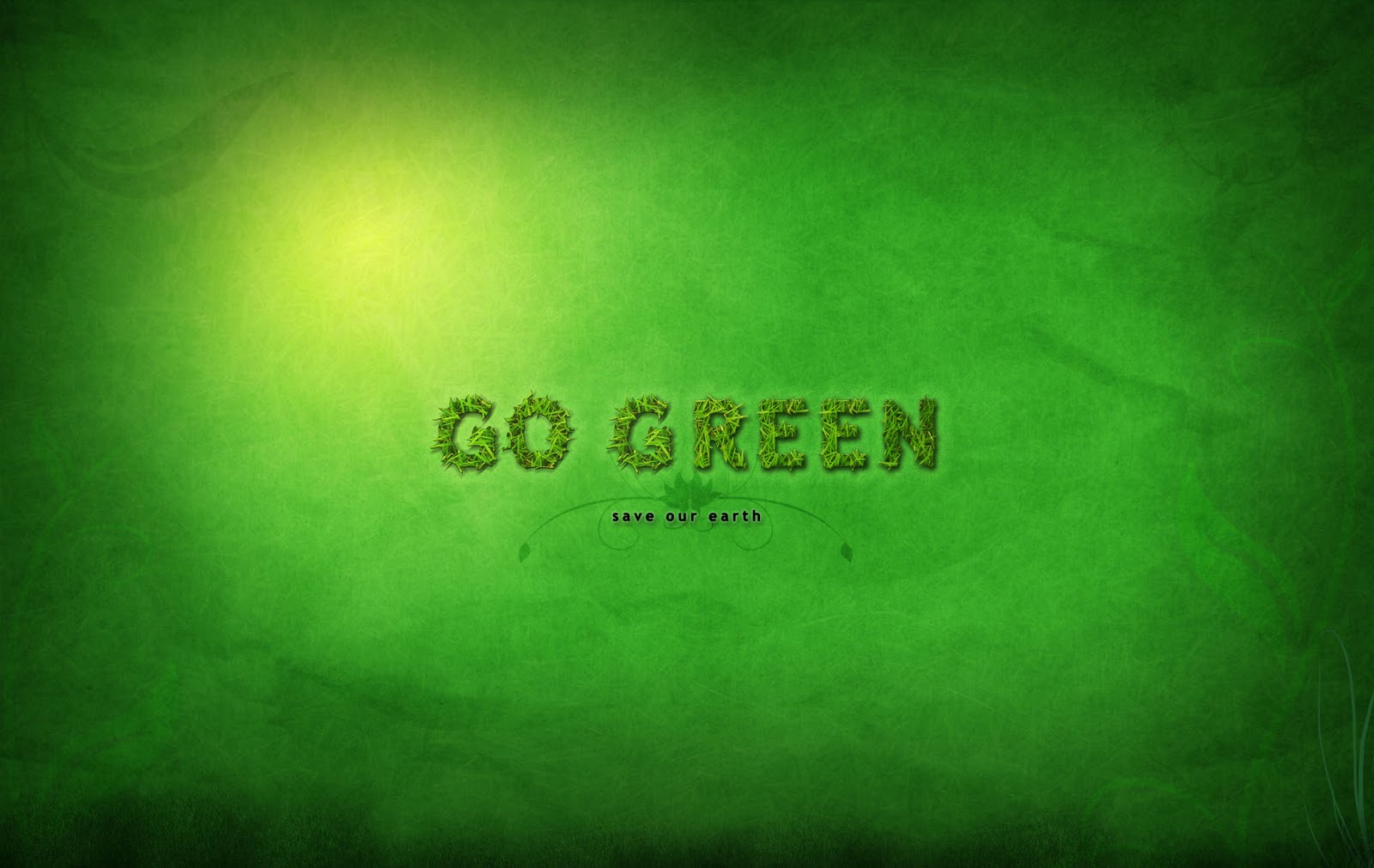 Go Green Save Our Earth