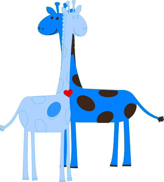 Boy Giraffe Baby Shower Clip Art At Clker Vector Online