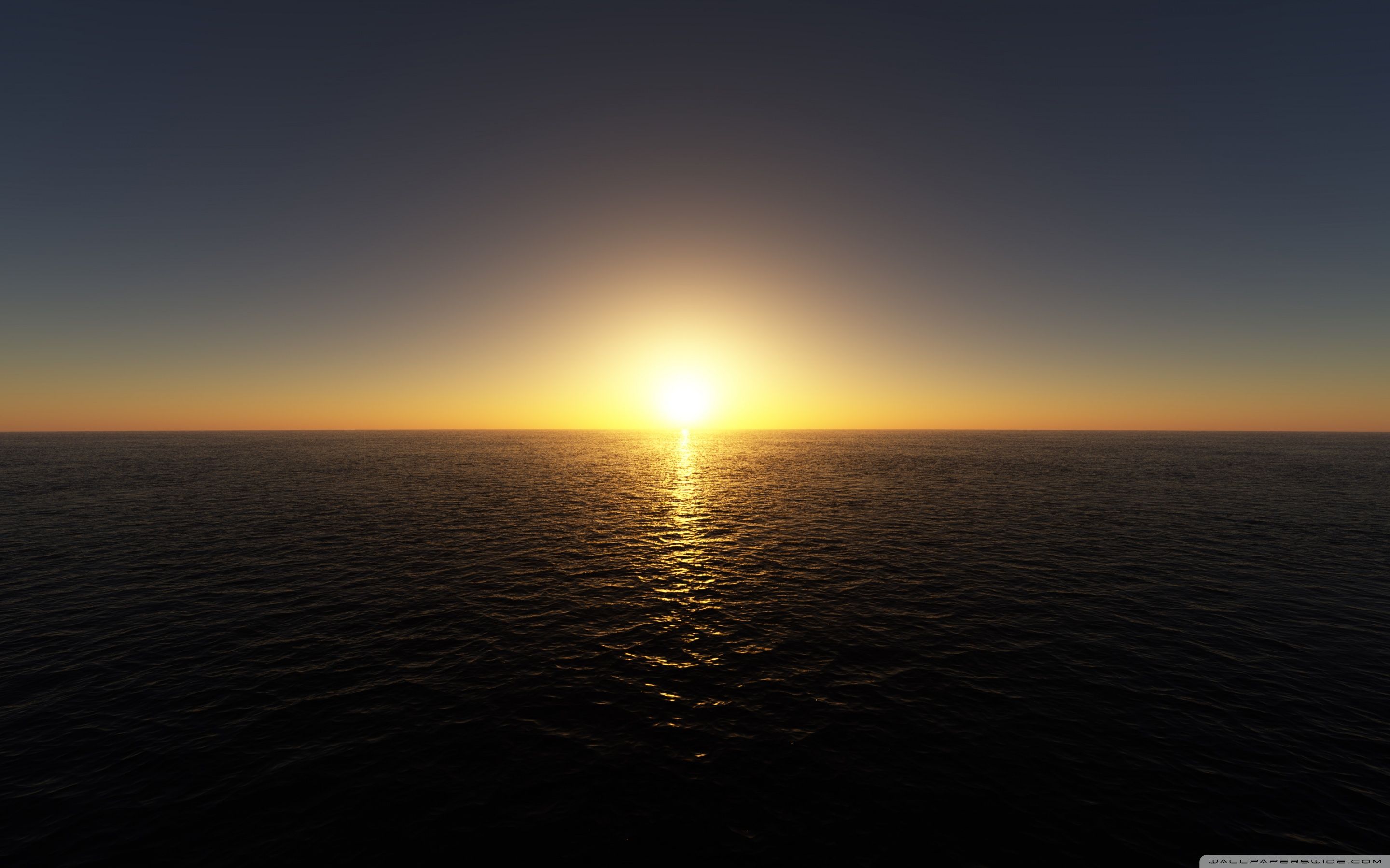 Clear Sunset Wallpaper Top Background