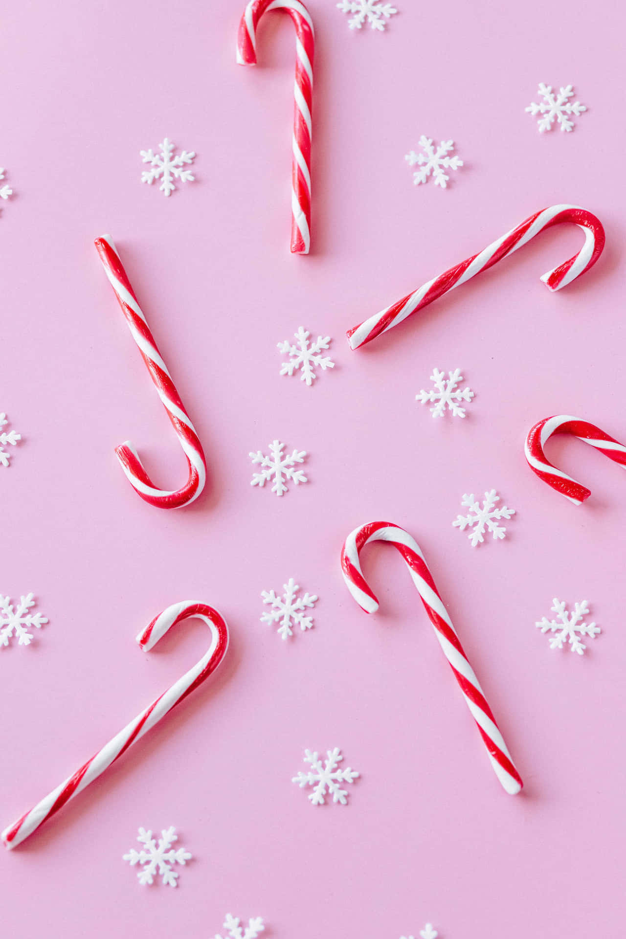 Delightful Pink Candy Close Wallpaper