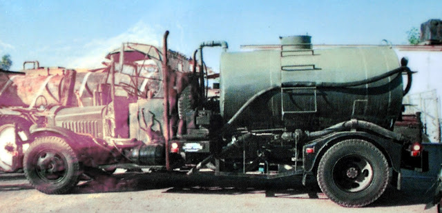 Just A Car Guy Old Time Tanker Beer Mack Truck With Before And