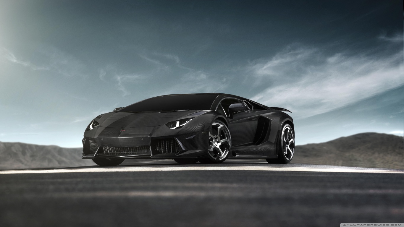 Lamborghini Black Desktop Widescreen Wallpaper No Limit
