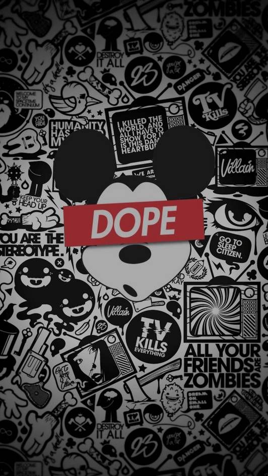 Mickey Mouse Dope Wallpaper Background Pictures