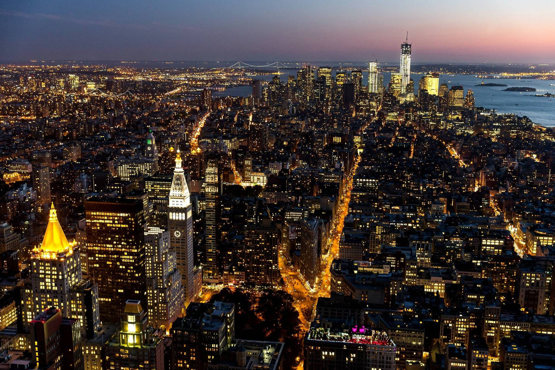 New York City Night Wallpaper