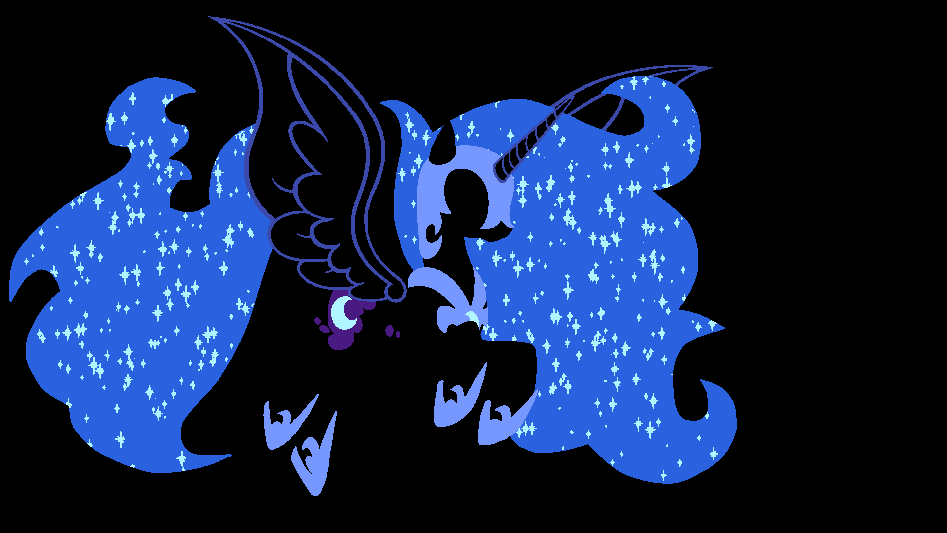 Nightmare Moon Wallpaper by Kitana Coldfire on