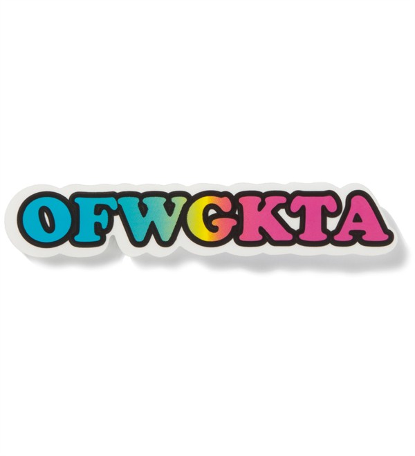 Ofwgkta Logo Rainbow Clear Vinyl