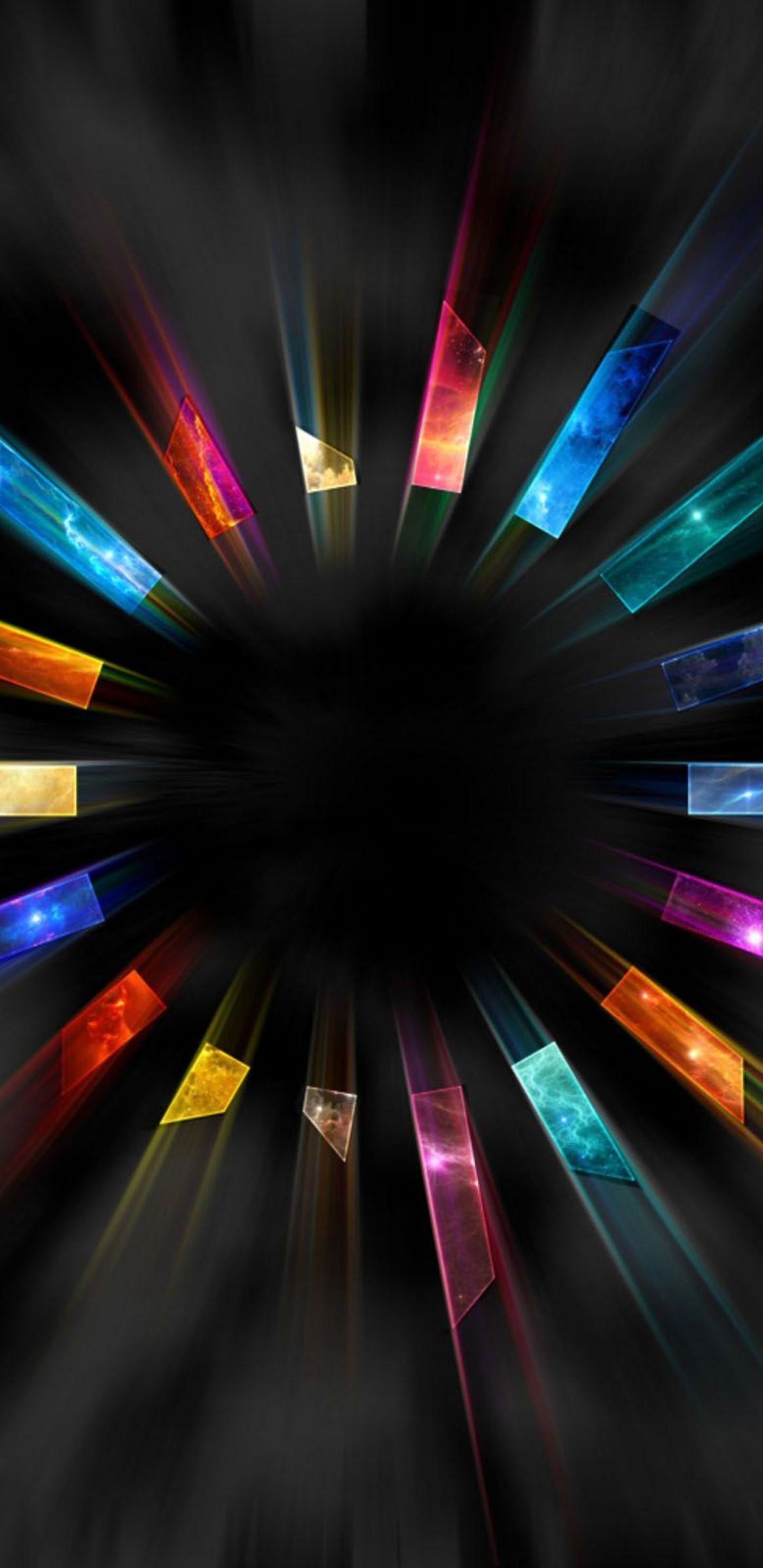 Color Burst 3d Desktop HD Wallpaper