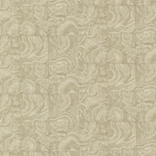 Malachite Beige Stone Tile Wallpaper Bolt By Brewster