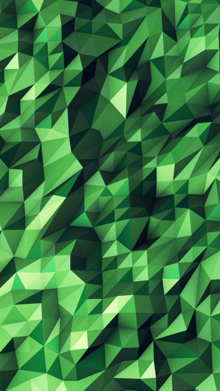 720x1280 Green Abstract Geometric Shapes desktop PC and Mac wallpaper